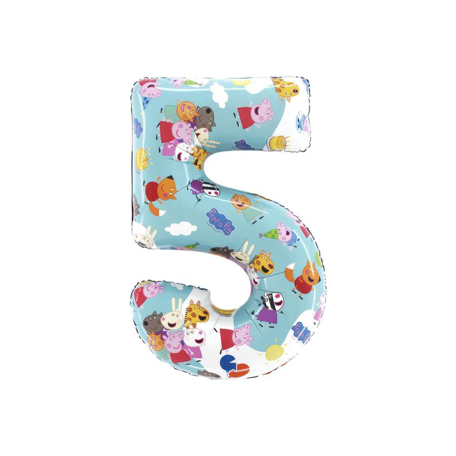 Pipsa Possu numerofoliopallo 5, 66 cm