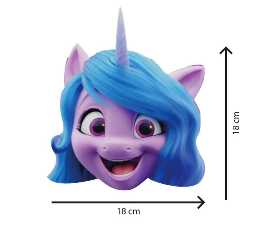 My Little Pony pahvinaamarit, 6 kpl
