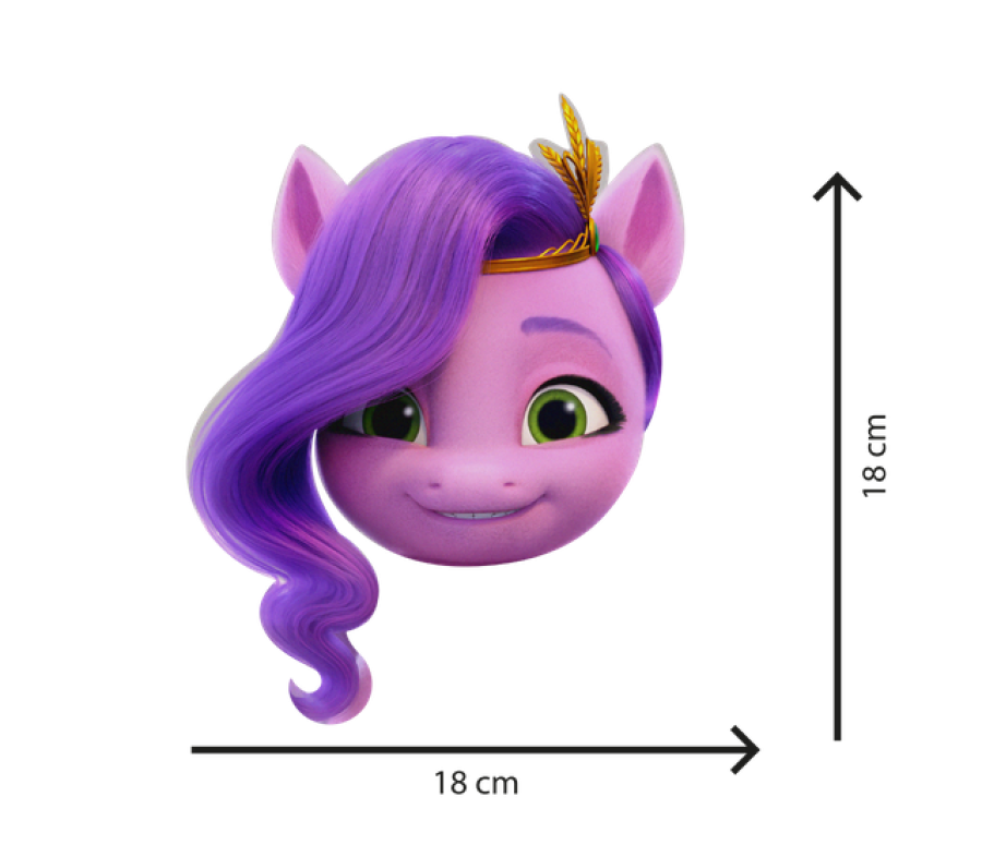My Little Pony pahvinaamarit, 6 kpl