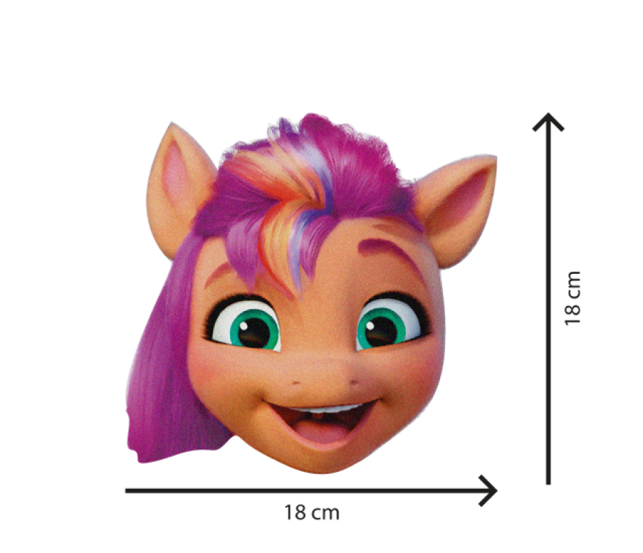 My Little Pony pahvinaamarit, 6 kpl
