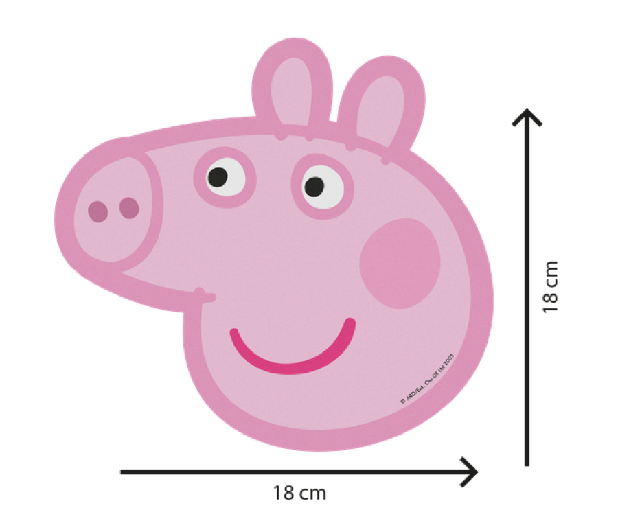 Pipsa Possu pahvinaamarit, 6 kpl