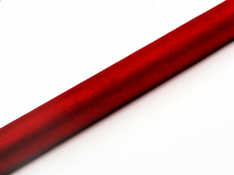 Organza kaitaliina punainen 0,36 x 9 metriä