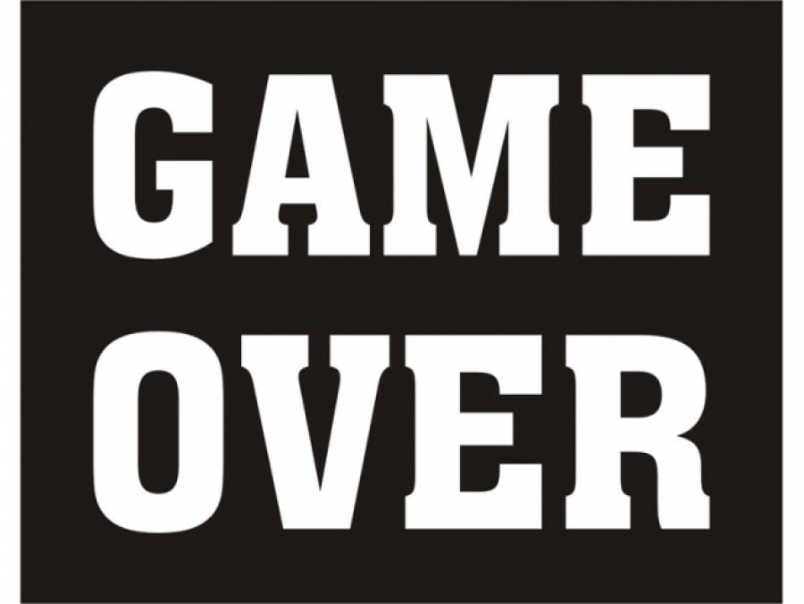 Kenkätarrat "GAME OVER", 2 kpl