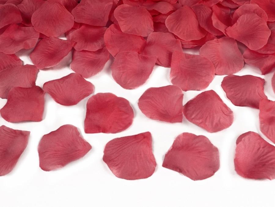 Konfettitykki punaiset ruusunterälehdet 40 cm