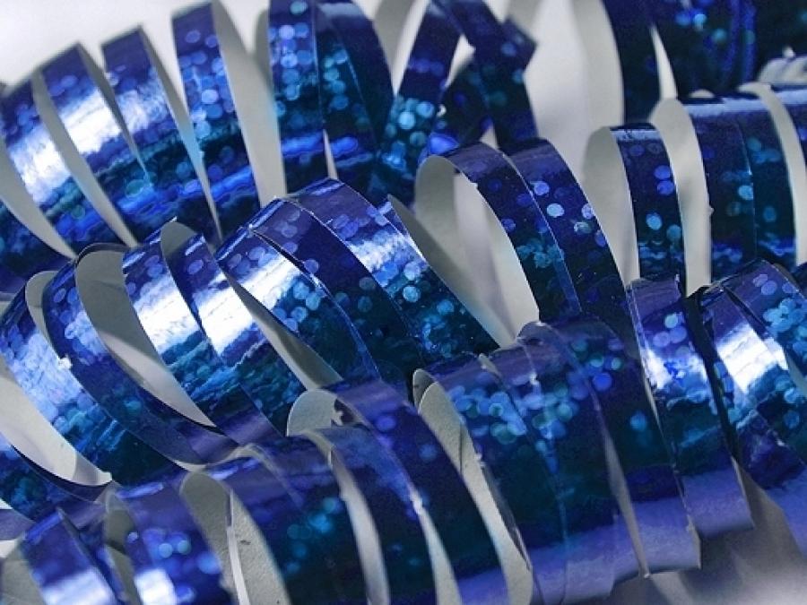 Hologrammiserpentiini metallinhohto sininen, 1 rulla