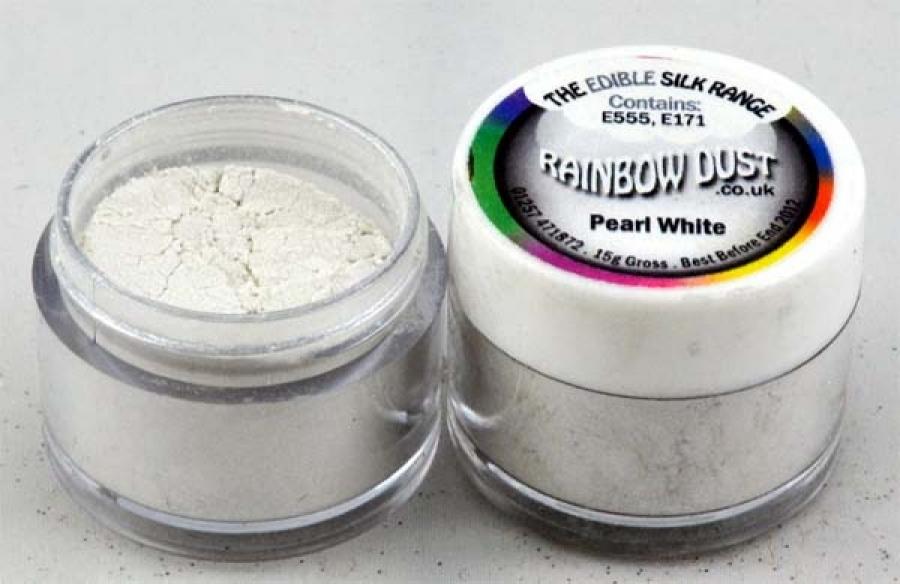 Helmiäishohtoinen tomuväri, Pearl White -Rainbow Dust