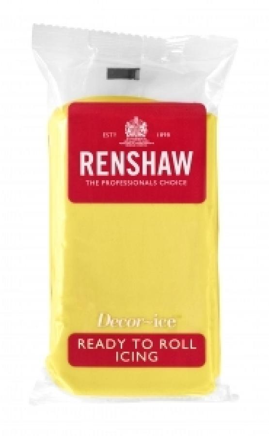 Sokerimassa, Pastel yellow (pastellikeltainen) 250g - Renshaw