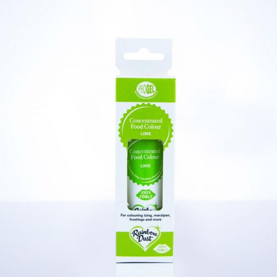 Pastaväri, Lime Green (limenvihreä) - Rainbow Dust ProGel