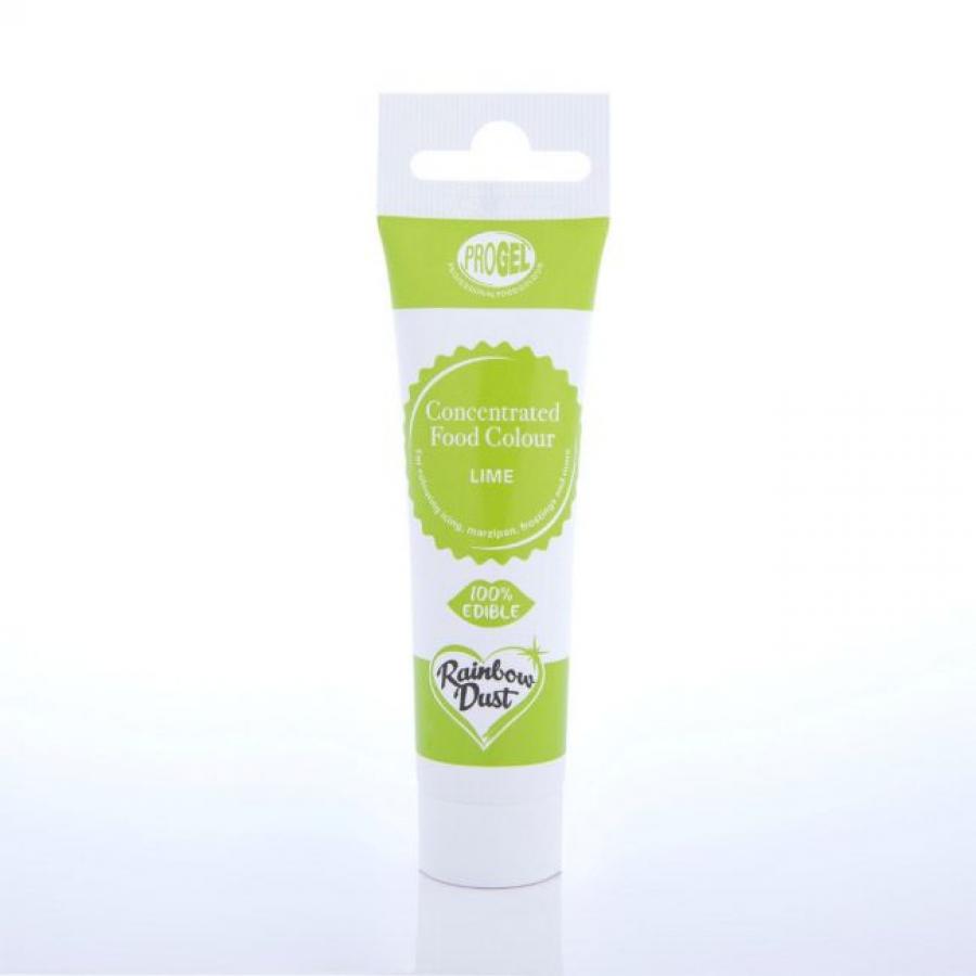Pastaväri, Lime Green (limenvihreä) - Rainbow Dust ProGel
