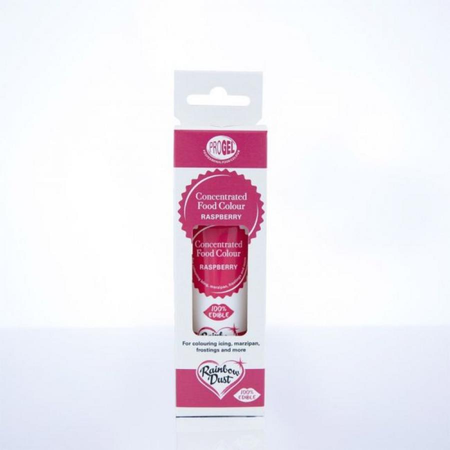Pastaväri, Raspberry (vadelmanpunainen) -Rainbow Dust ProGel