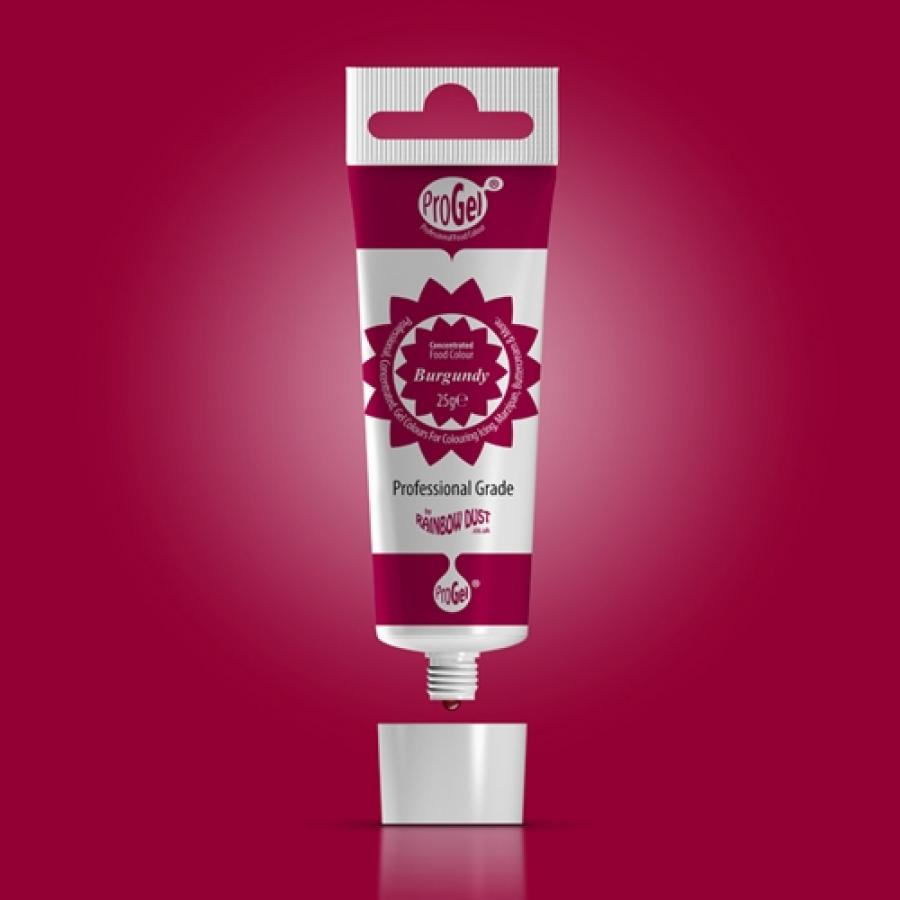 Pastaväri, wine red (viininpunainen) - Rainbow Dust ProGel 