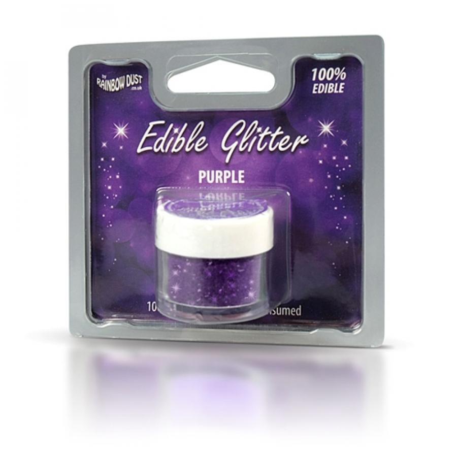Syötävä glitteri, Purple (violetti) - Rainbow Dust