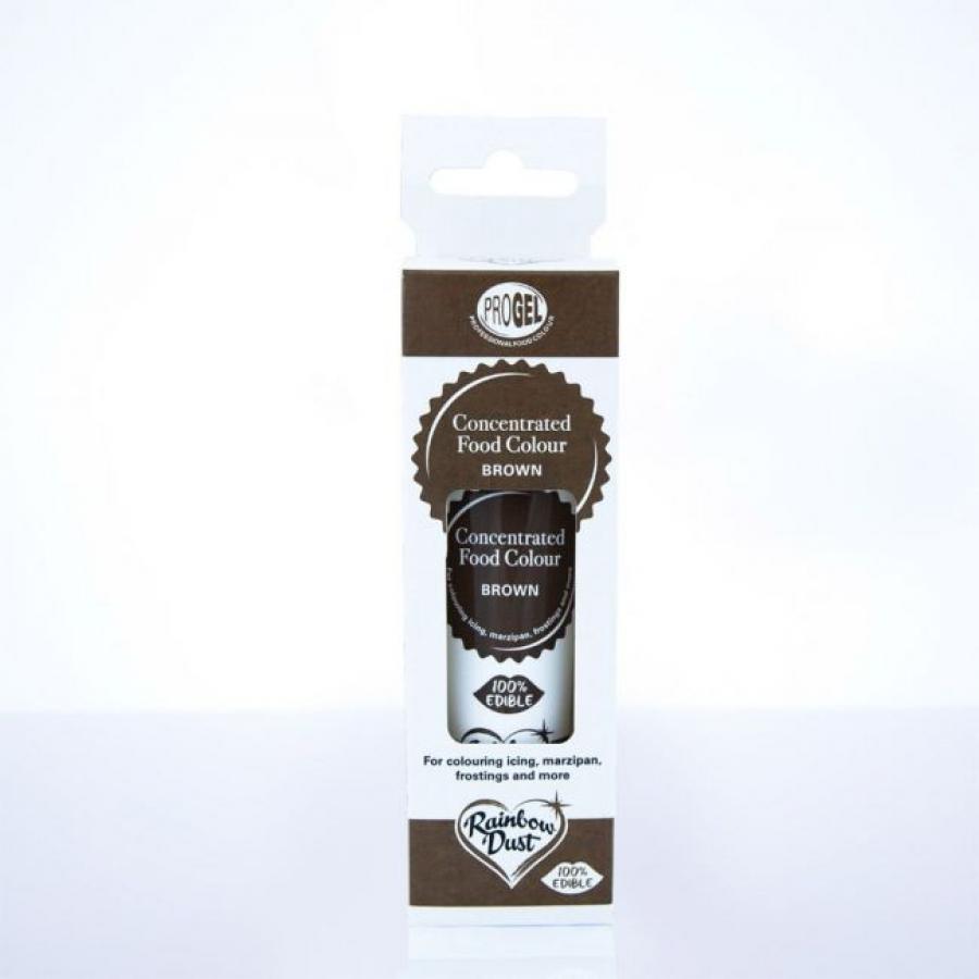 Pastaväri, Brown (ruskea) - Rainbow Dust ProGel