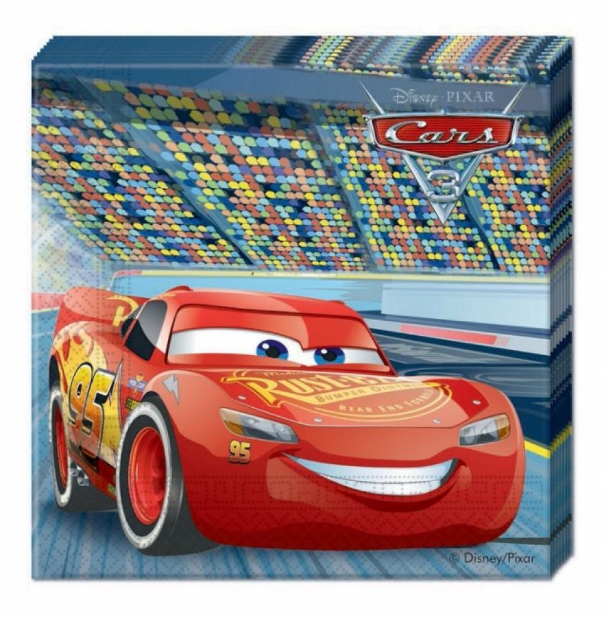 Cars 3 lautasliinat, 20 kpl