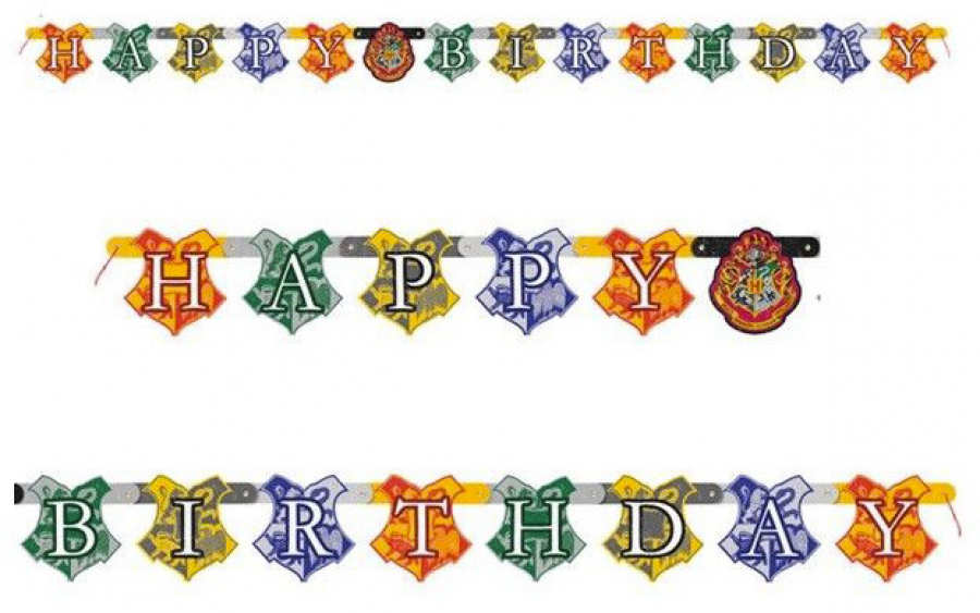 Harry Potter Happy Birthday banneri, 1,82 m