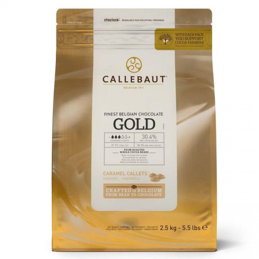 Callebaut kultasuklaa, 2,5 kg