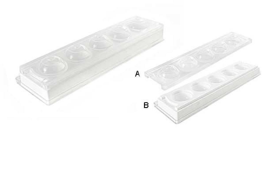 Silikoninen pallomuottisetti Ø58mm - Silikomart Professional