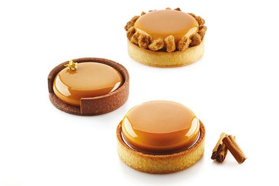 Silikoninen vuokasetti Kit Tarte Ring Round - Silikomart Professional