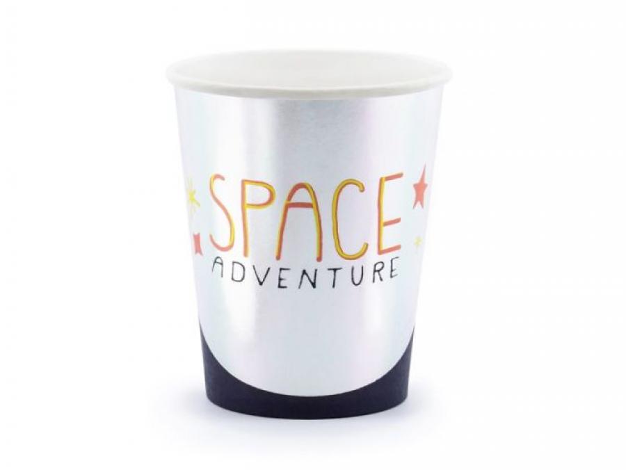 Space adventure pahvimukit, 6 kpl