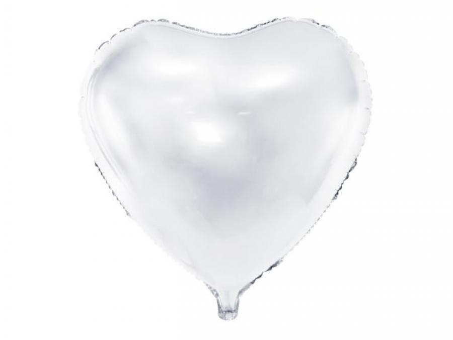 Foliopallo valkoinen sydän