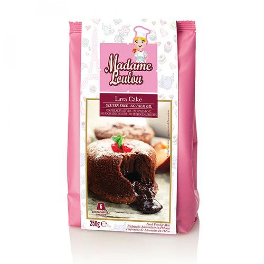 Madame Loulou gluteeniton laavakakkujauhoseos, 250 g 