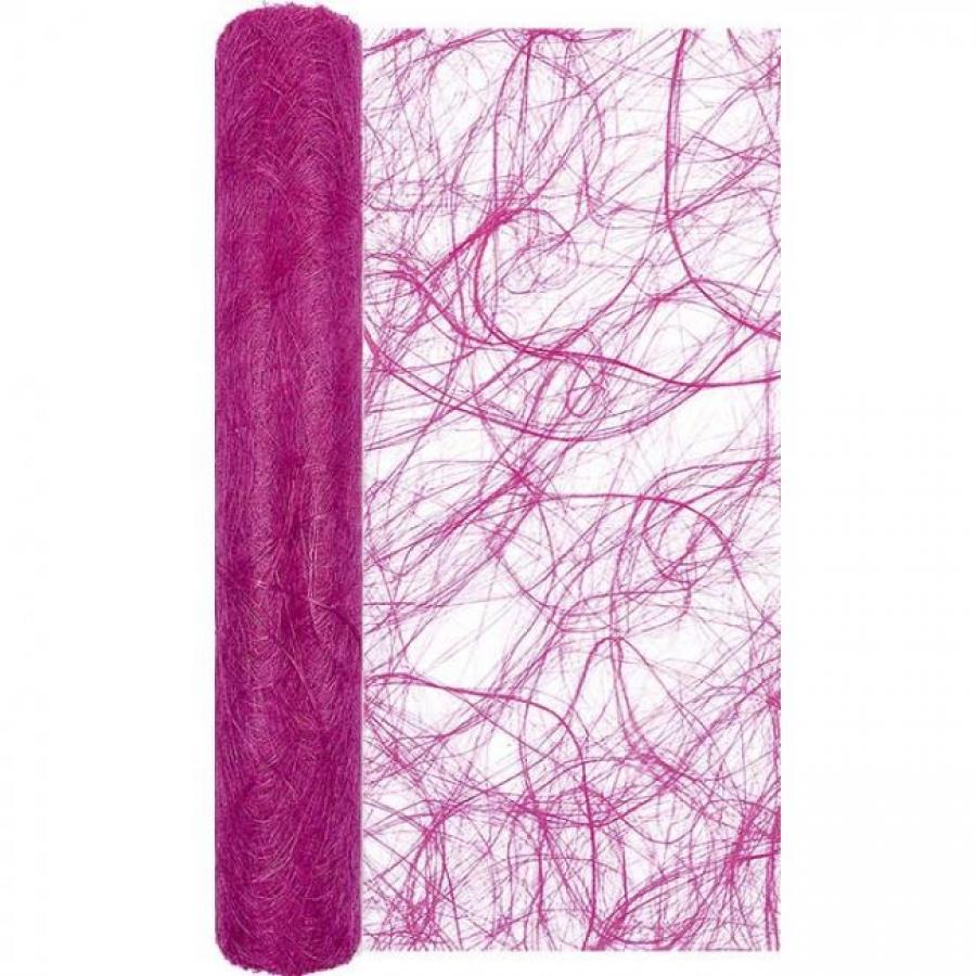 Fleece kaitaliinarulla fuksianpunaiset pyörteet 30 x 500 cm 