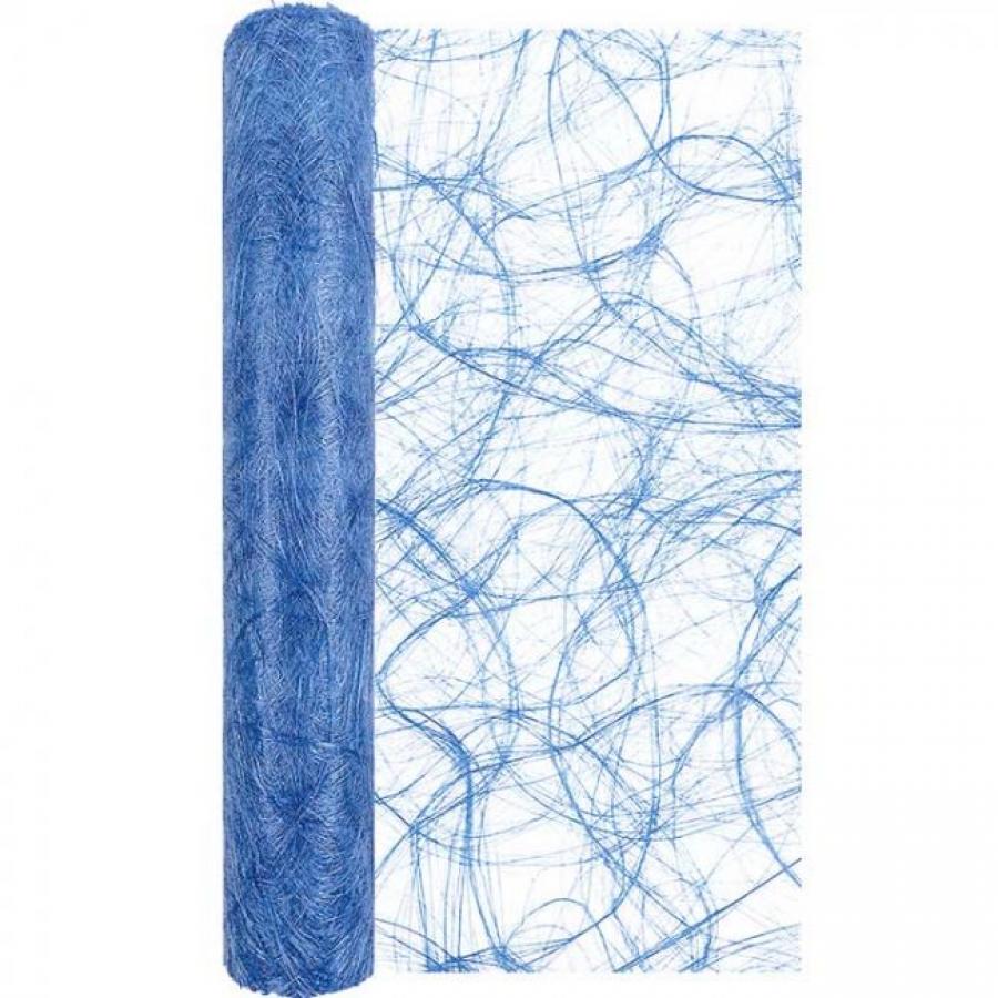 Fleece kaitaliinarulla siniset pyörteet 30 x 500 cm 