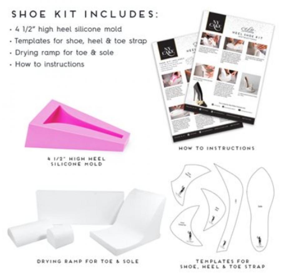 Stiletto shoe kit / Stiletto-korkokenkä muottisetti 