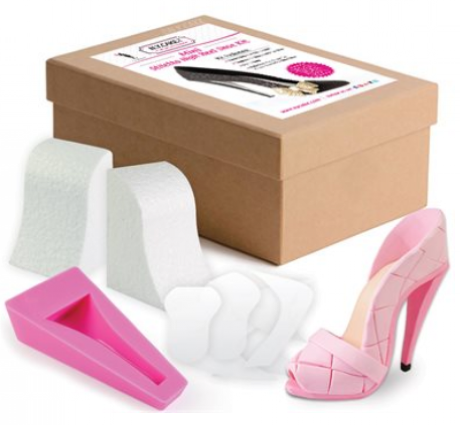 Mini Stiletto shoe kit / Stiletto-korkokenkä muottisetti 