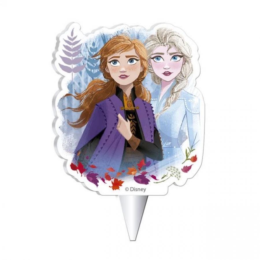 Frozen 2 Elsa ja Anna kakkukynttilä