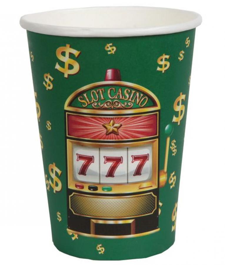 Casino/Pokeri pahvimukit, 10 kpl