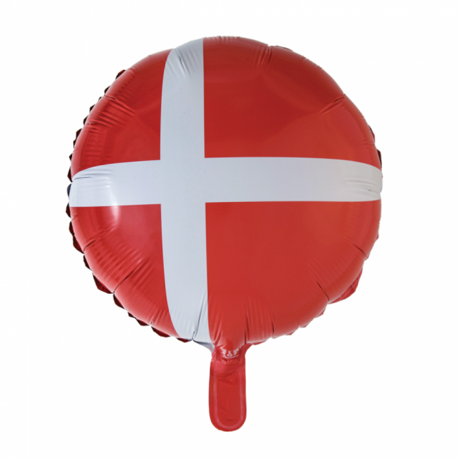 Foliopallo Tanskan lippu 