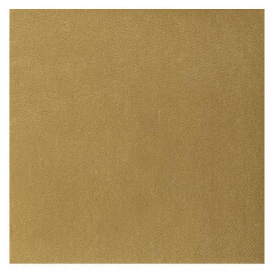 Suuri airlaid lautasliina 40x40 cm, 20 kpl, kulta