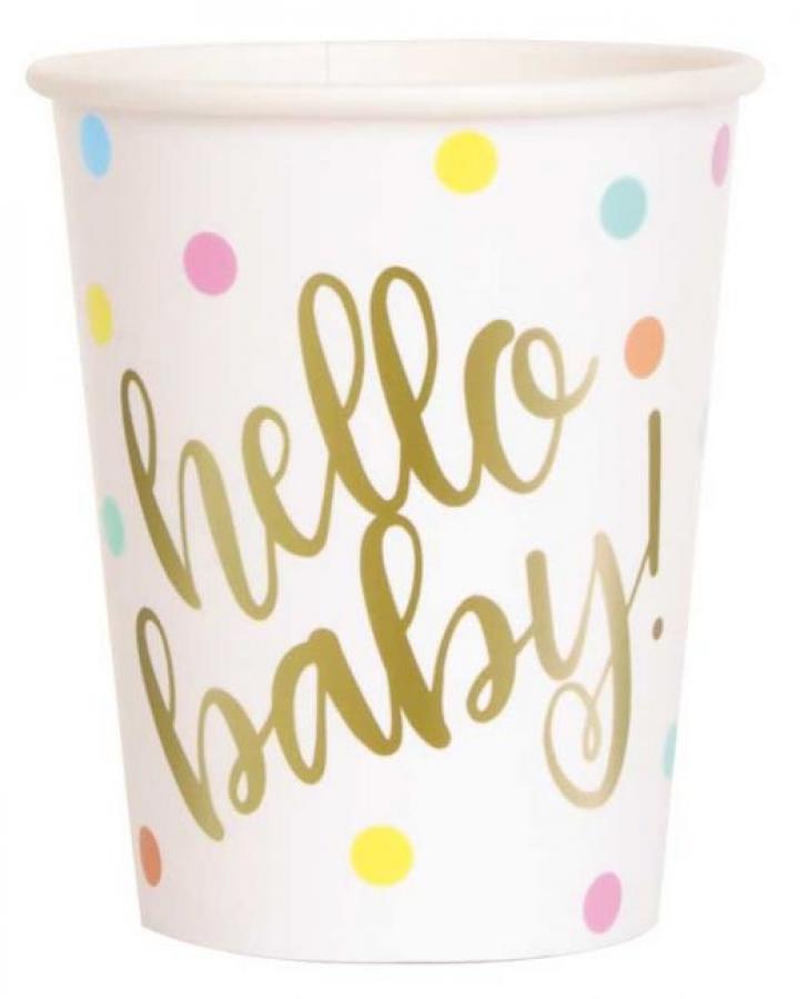 Hello baby pahvimukit, 8 kpl