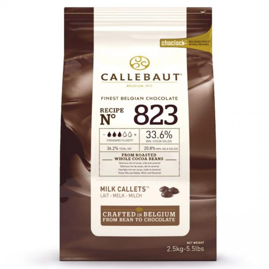 Callebaut maitosuklaa, 2,5 kg 