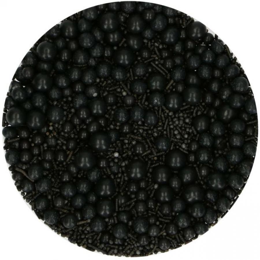 Syötävät mustat koristeet, 65g - FunCakes