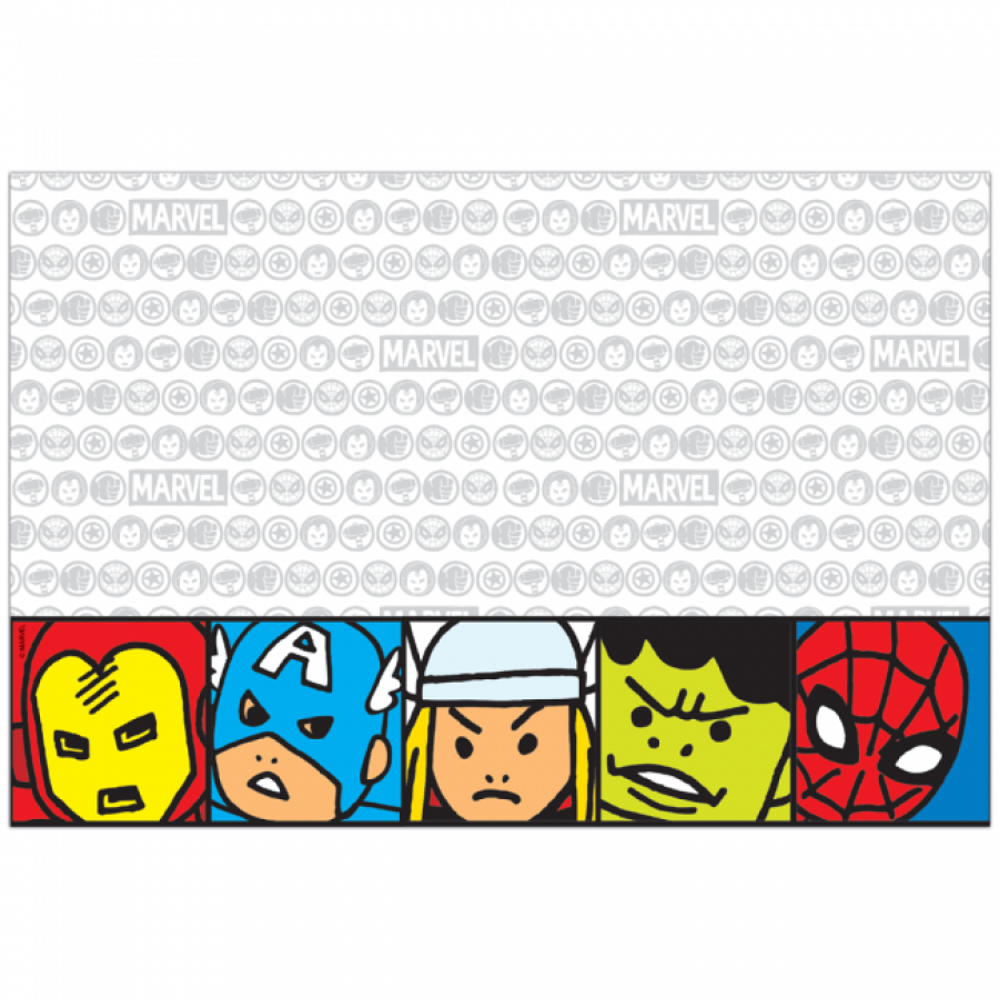 Avengers muovinen pöytäliina, 120x180 cm