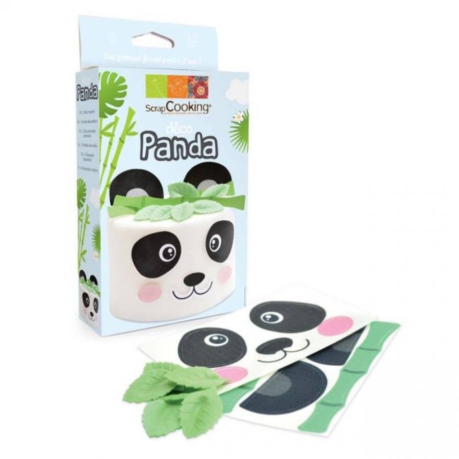 Syötävät vohveliset panda-koristeet, 15 kpl