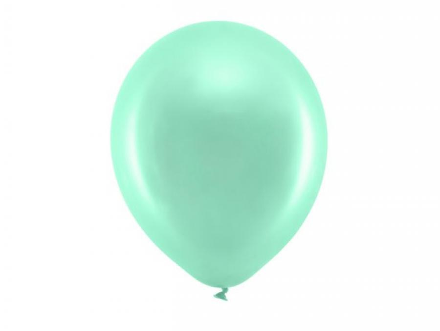 Ilmapallo metallimintunvihreä 30 cm, 100 kpl