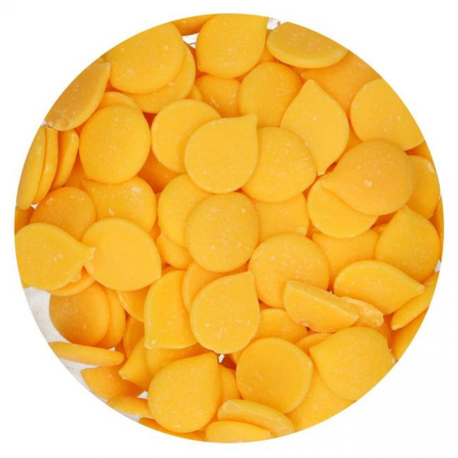 Deco Melts keltainen, 250 g - Funcakes