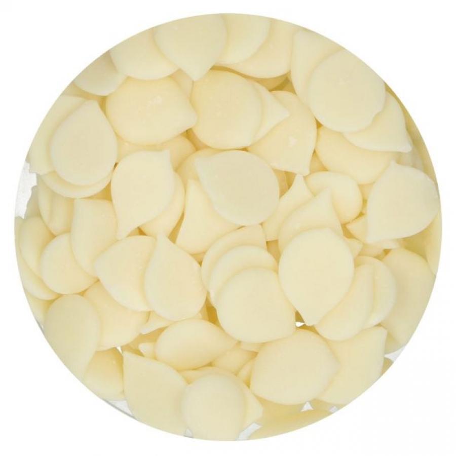 Deco Melts valkoinen, 250 g - Funcakes