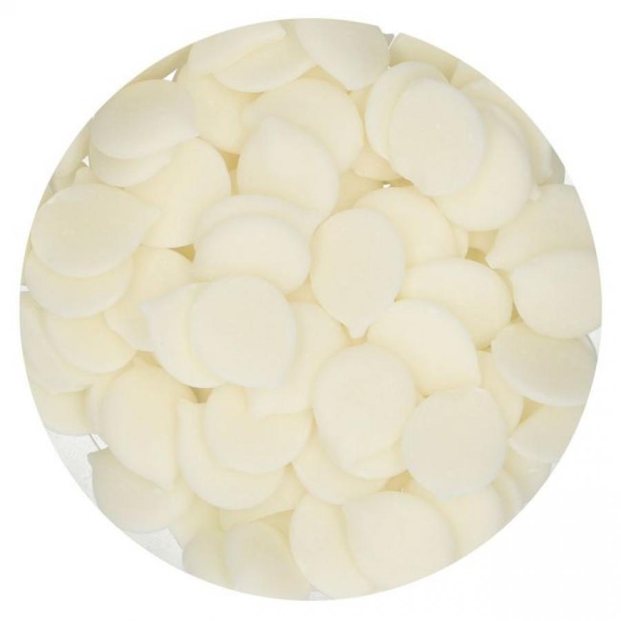 Deco Melts luonnonvalkoinen, 1 kg - Funcakes