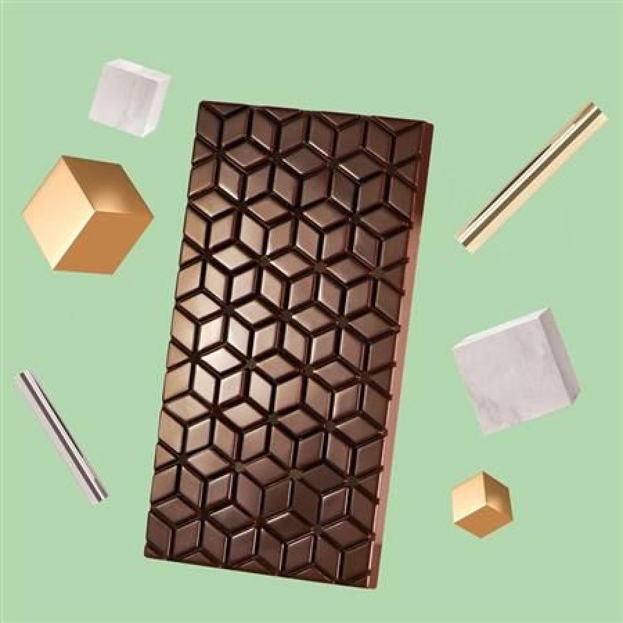 Suklaamuotti kuutio, 3 osaa (Polykarbonaatti)