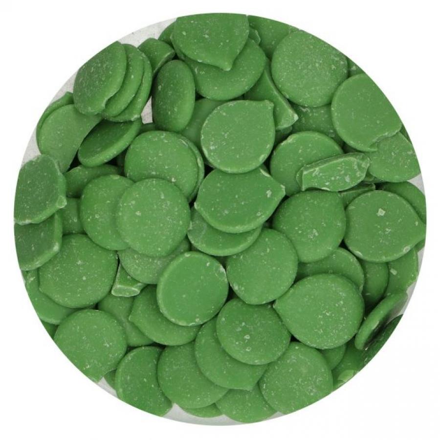 Deco Melts vihreä, 250 g - Funcakes