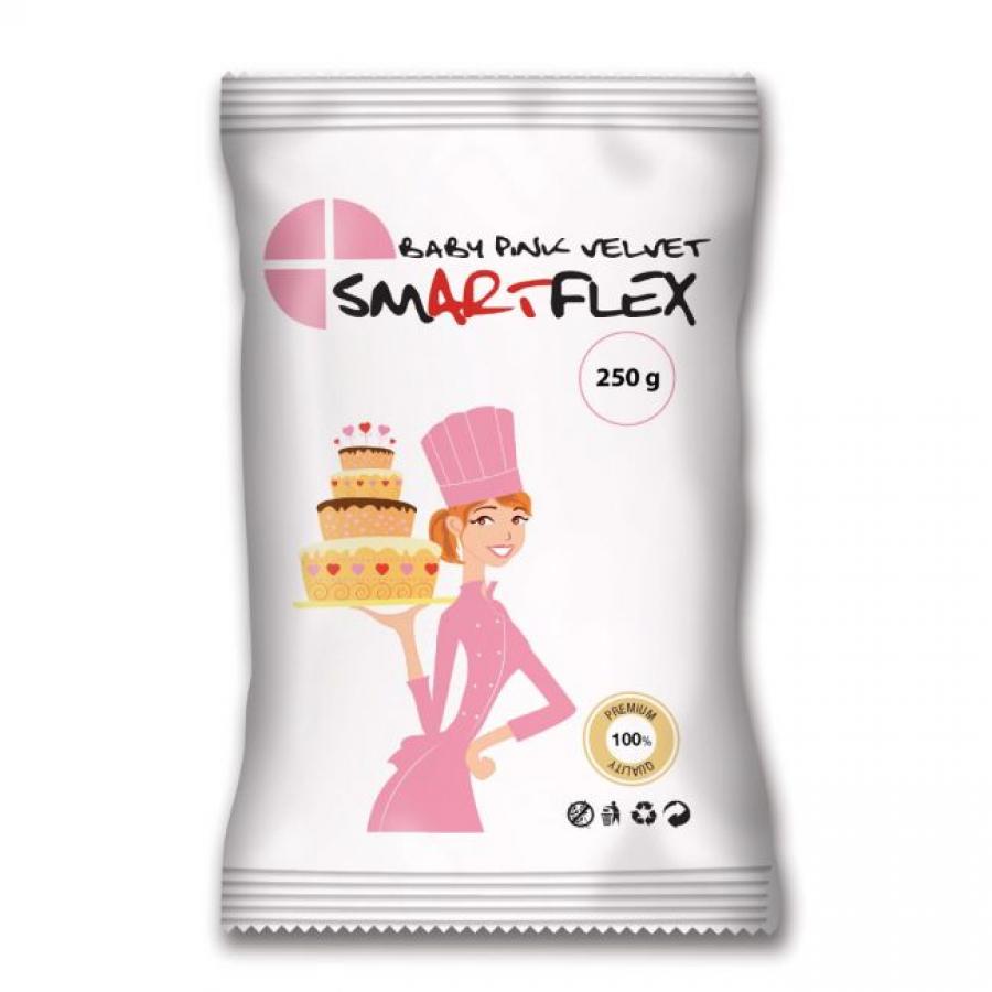Sokerimassa SmartFlex, vaaleanpunainen 250g