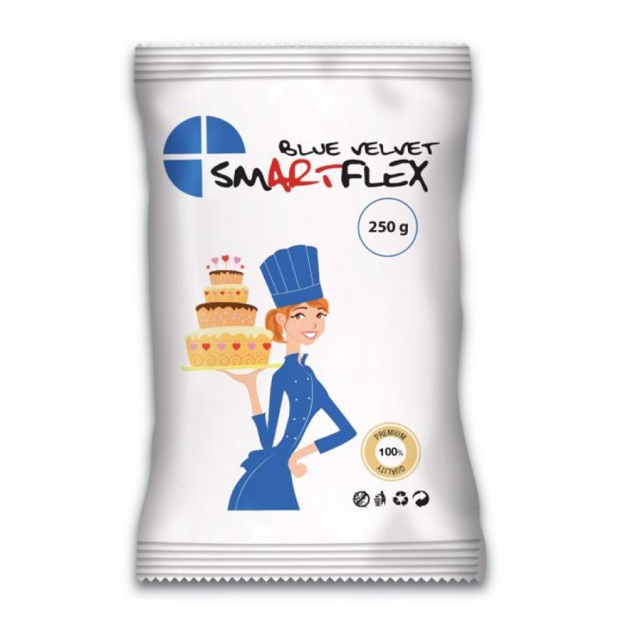 Sokerimassa SmartFlex, sininen 250g