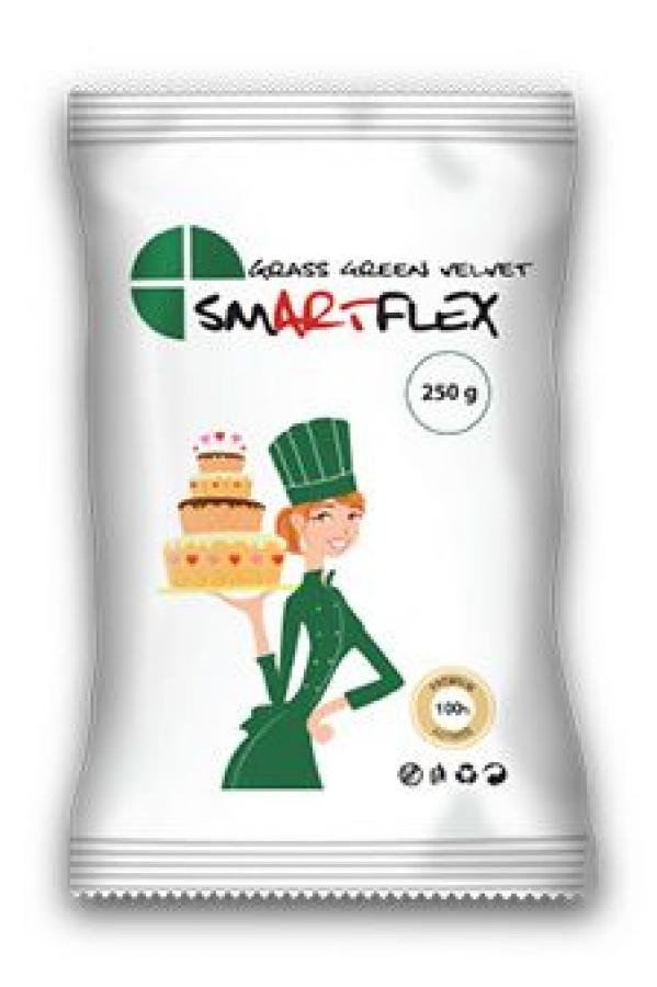 Sokerimassa SmartFlex, tumman vihreä 250g