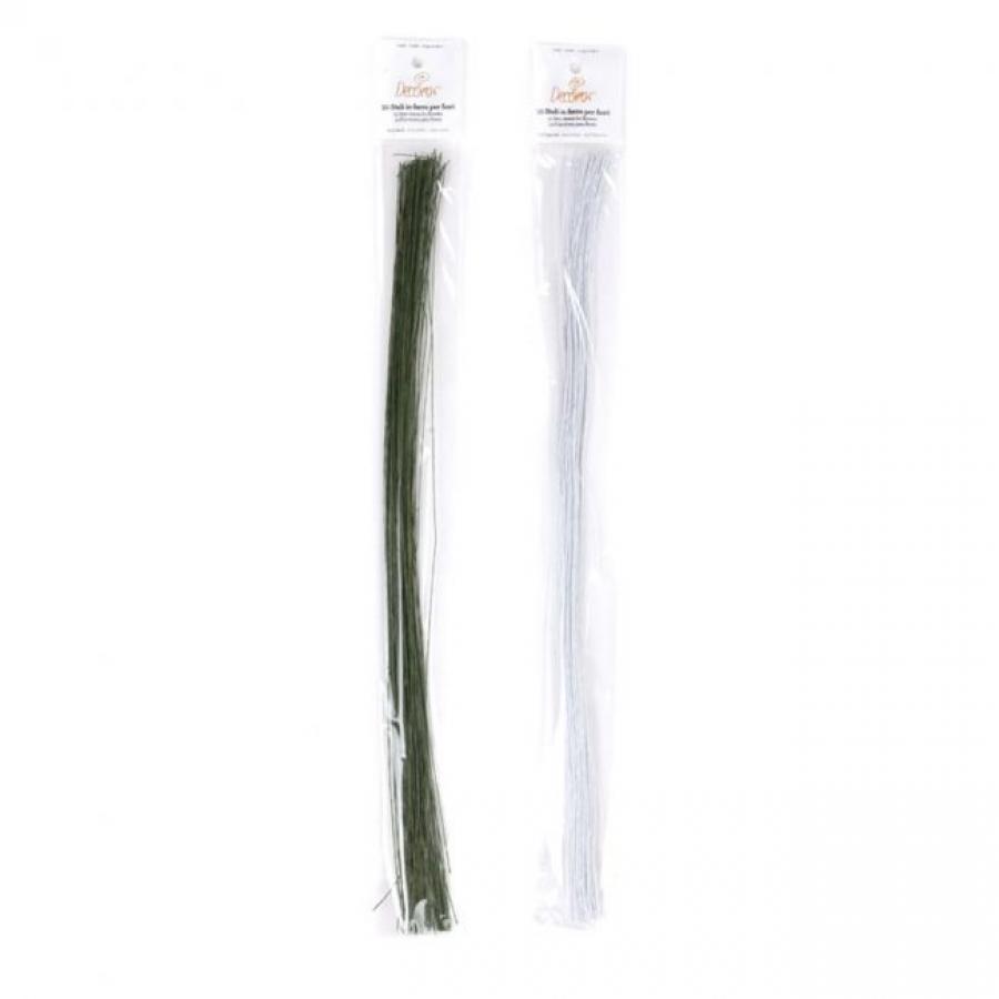 Kukkalanka, vihreä 24 Gaugea (0,5  mm), 50 kpl