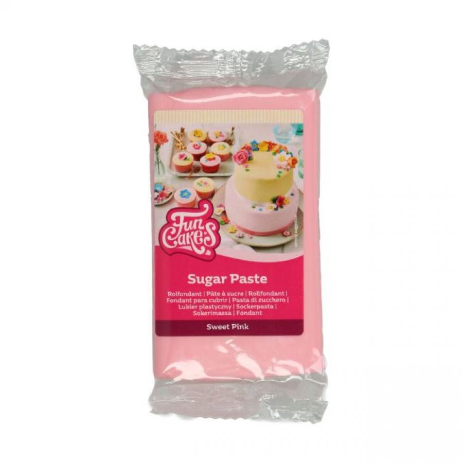 Kaulittava kuorrute, sweet pink (vaaleanpunainen) 250g - Funcakes