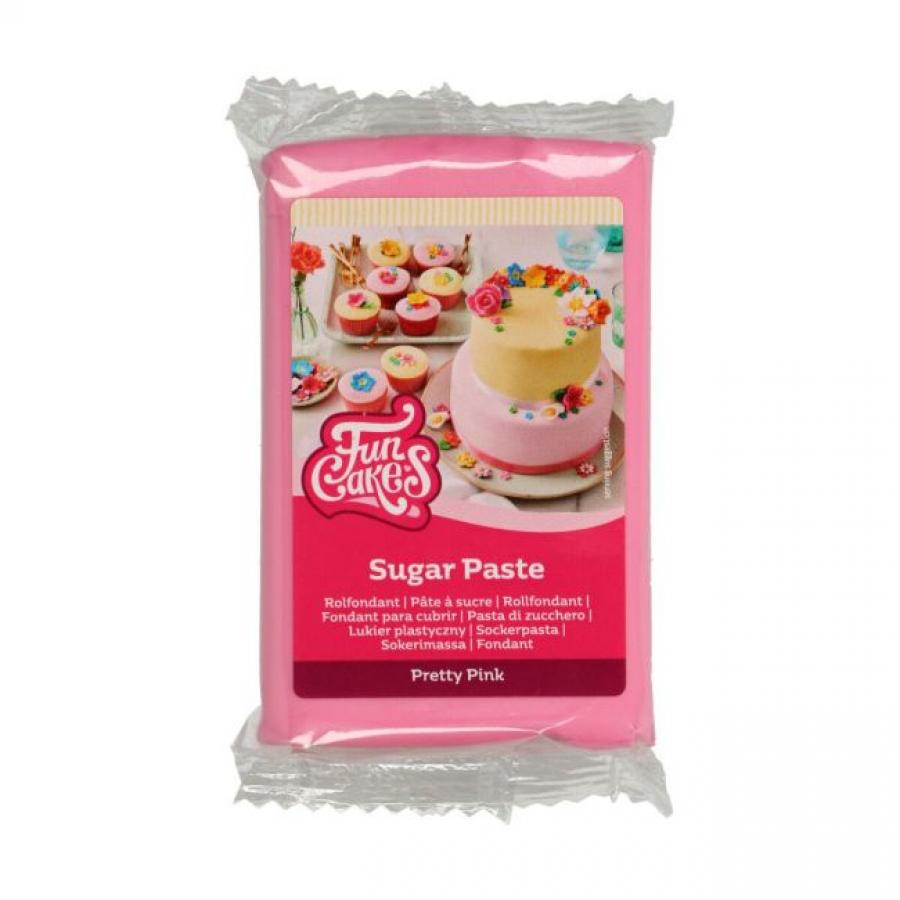 Kaulittava kuorrute, Pretty pink (vaalea pinkki) 250g - Funcakes